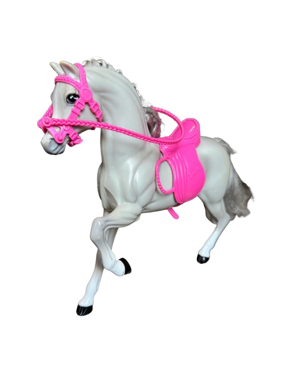 Vintage Barbie Horse with Pink Saddle 1998